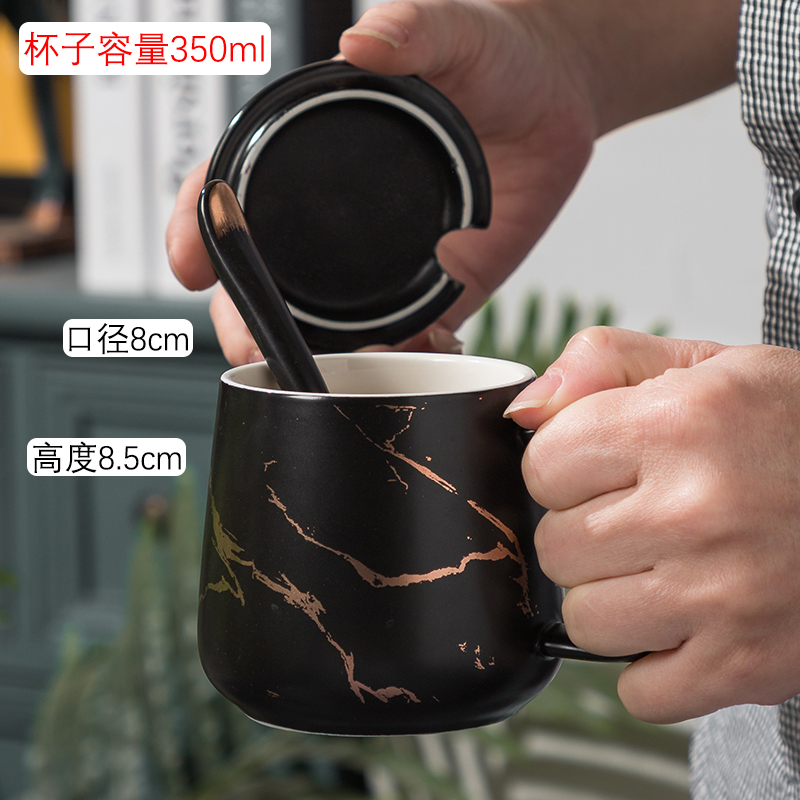 Éclairage stries tasse à café Couple tasses en céramique grande capacité ensemble de tasses tasse à café maison simpleicité