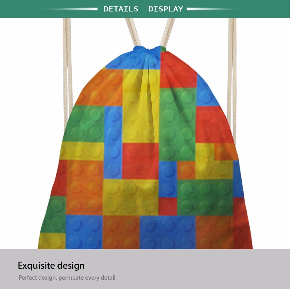 Forudesigns trekkoordtas voor dames, s 3d bladeren bedrukt, dagrugzak voor dames, kleine reistas voor kinderen, inpaktassen, mochila deporte