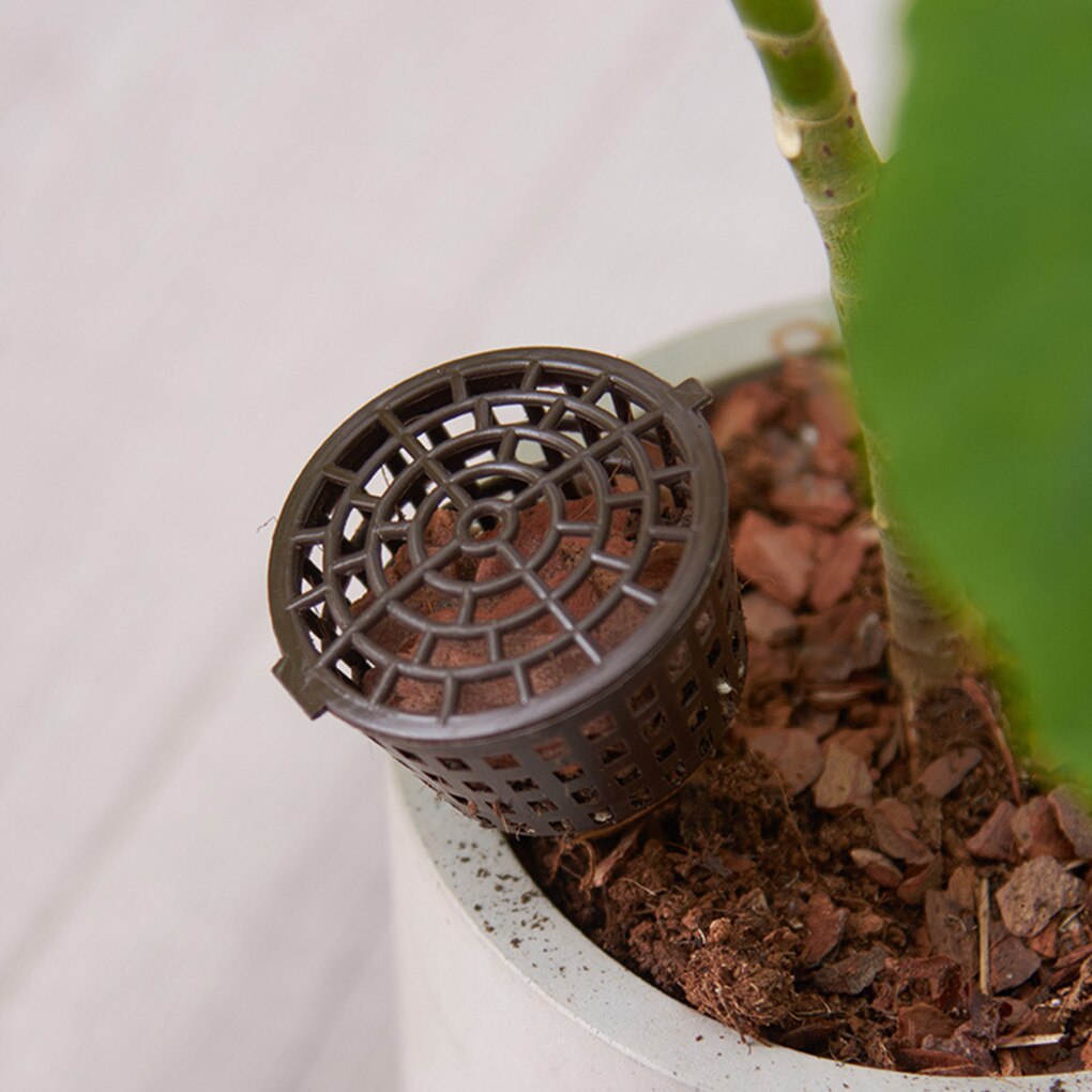 10pcs/set Fertilizer Lid Basket Bonsai Planting Tool Gardening Supplies Garden Nursery Automatic Fertilization Fertilizer Box