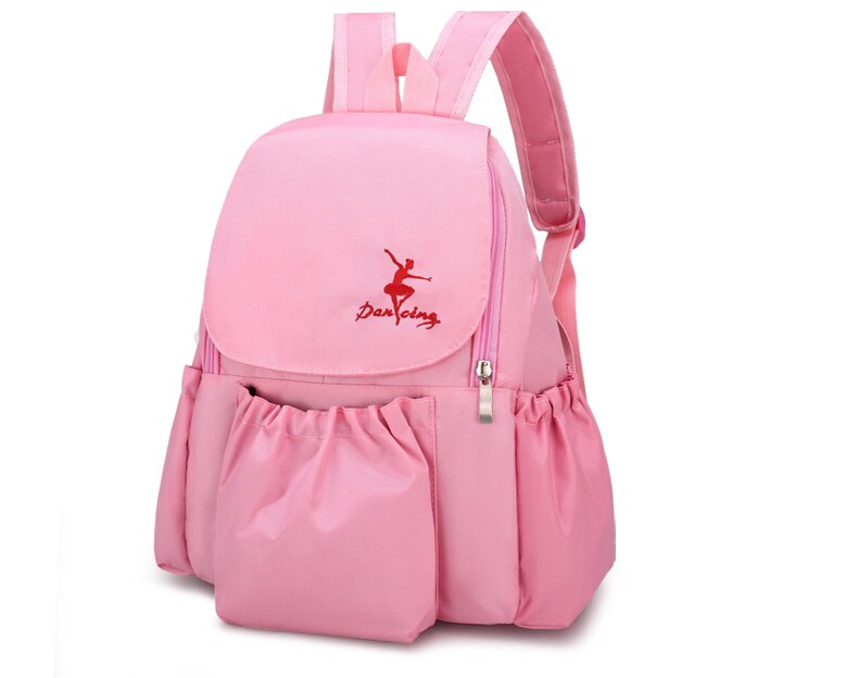 Kind tanzen Ballettröckchen Tasche für Mädchen Ballett tanzen Tasche für Mädchen Ballett Tanzen Klasse Taschen freundlicher Ballerina Schule Rucksack Kind Schulranzen: Rosa
