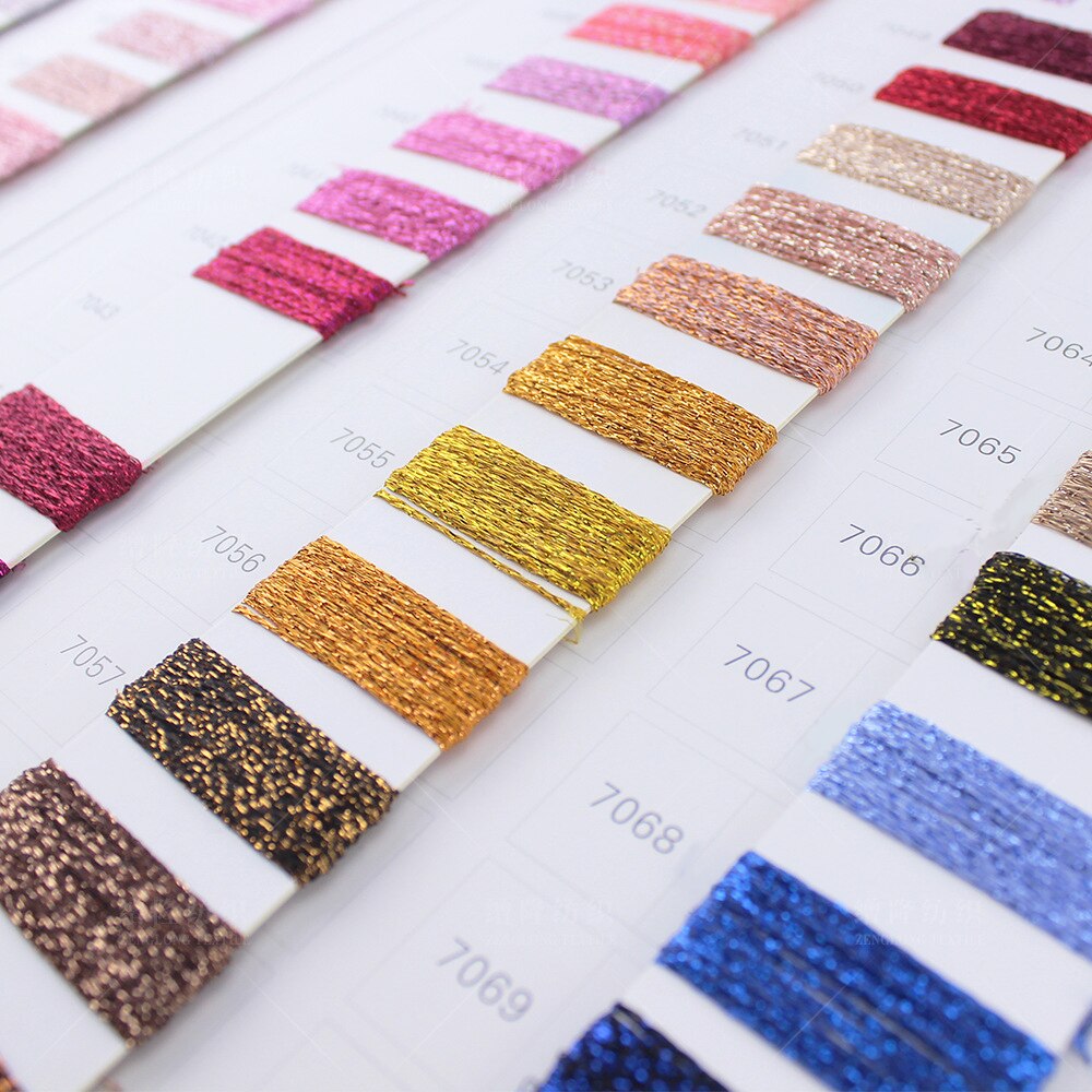 100g Fine Gold Silver Metallic Yarn Sparkly Crochet Metallized Threads Yarns for Hand Knitting DIY Needlework Bulky Yarn