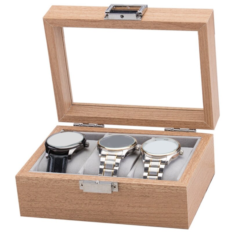 Wooden Watch Box Organizer Storage for Clock Watches Display Case Holder Storage Jewelry Boxes Best