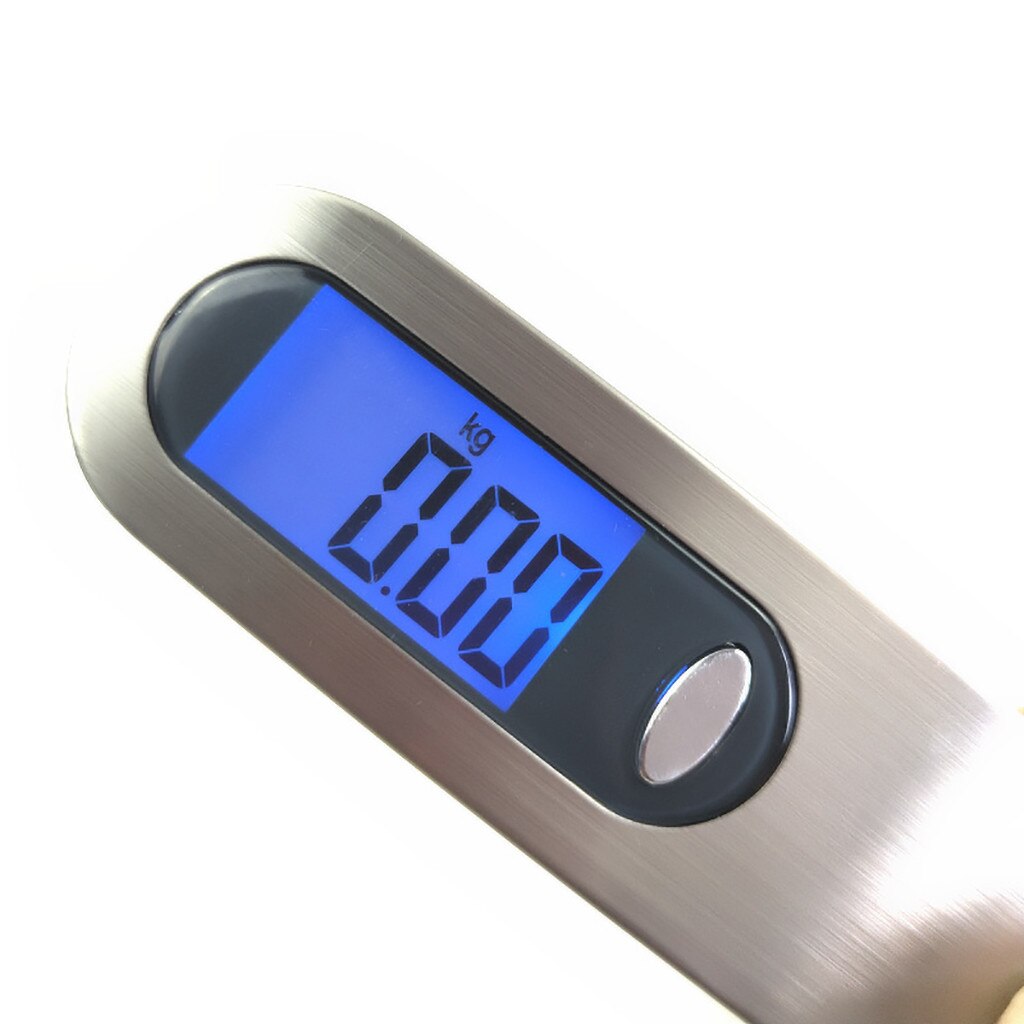Portable LCD Digital Travel Scale Suitcase Luggage Weight 50KG 10G Hanging Scale Display Pocket Scale Gram Weight