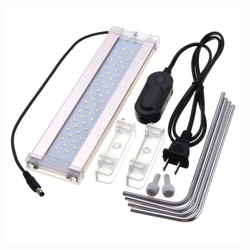 220v ADE Series Aquarium LED Lighting 12-24W SMD LED Overhead Fish Tank Aquatic Plant Growing Light 6500-7500K: 200C 12W