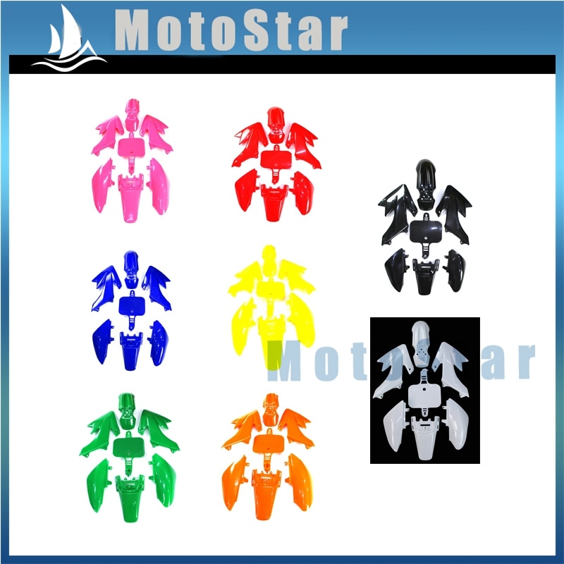 Kits de carrocería de carenado de plástico para 50, 70, 90, 110, 125, 140, 150cc, CRF50, XR50, Piranha SSR, Thumpstar, Stomp, Coolster, Pit Dirt Bike