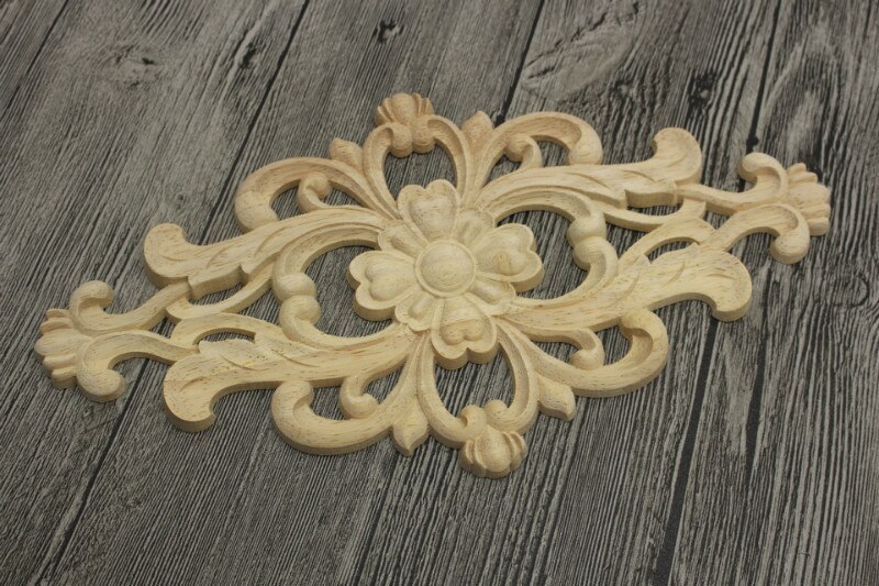 DIY Scrapbooking Corner Protectors Arts Crafts Household Adornment Exquisite Precision Carving Wood Hollow Bead Crafts