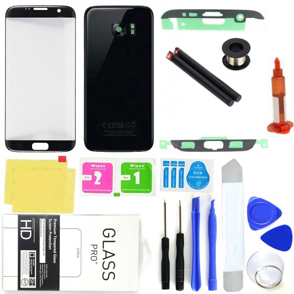 Geschikt Voor Samsung Galaxy S7 Rand G935 Voor Outer Screen Glas Lens Vervanging Deel UV-LOCA Lijm Tool Kit