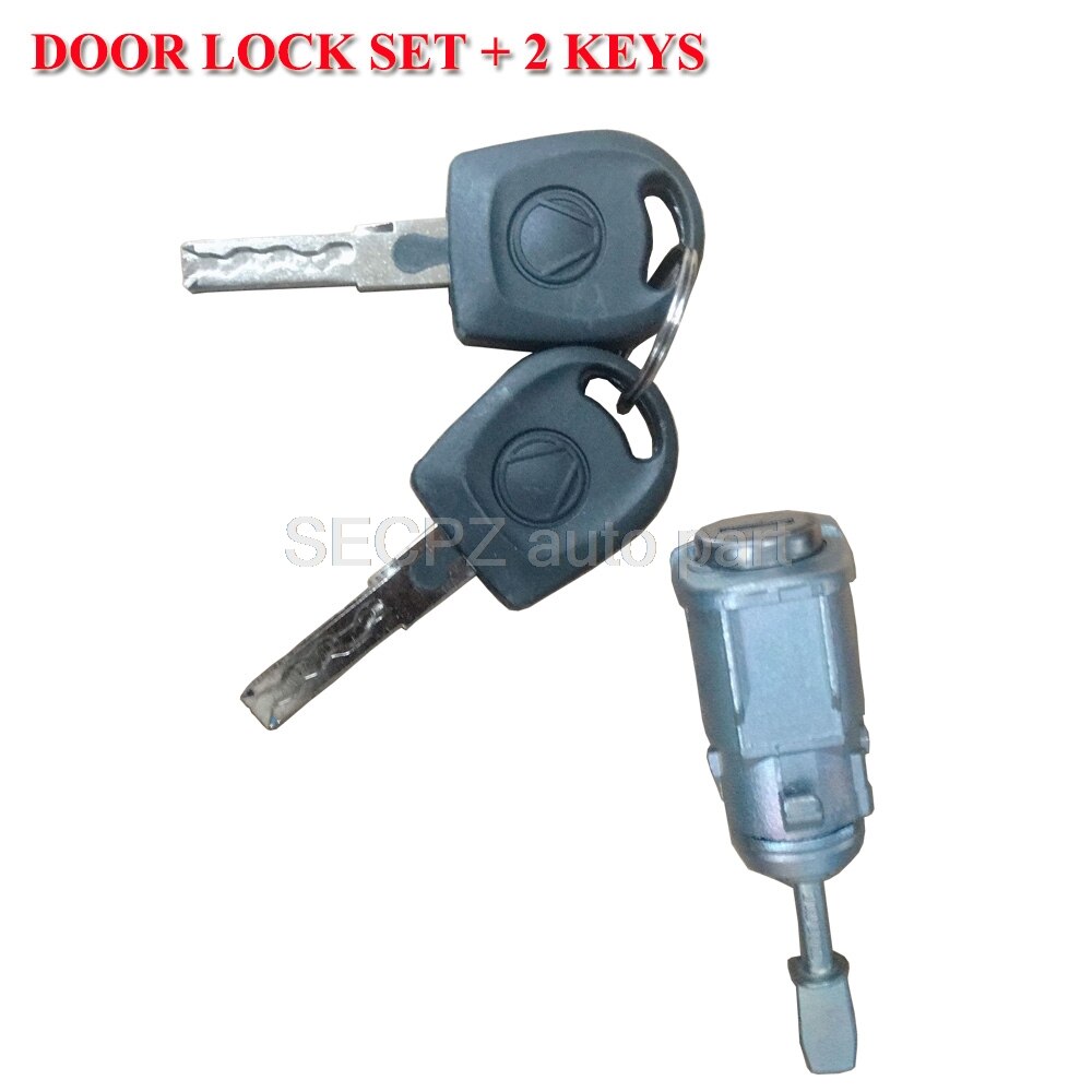 DOOR LOCK SERIES FOR VW MK4 GOLF BORA FOX COMPLETE DOOR LOCK SET + 2 KEYS FRONT RIGHT SIDE