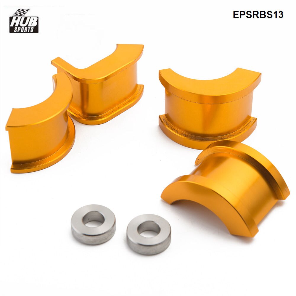 Aluminium Offset Steering Rack Solid Bushings Drivers For Nissan S13
