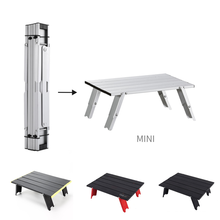 Camping Mini Foldable Table Outdoor Picnic Barbecue Tableware Portable Folding Desk Ultra Light Folding Computer Bed Desk
