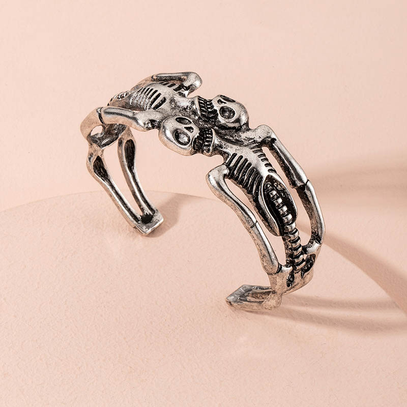 Adjustable Human Skeleton Bracelet Skull Jewelry