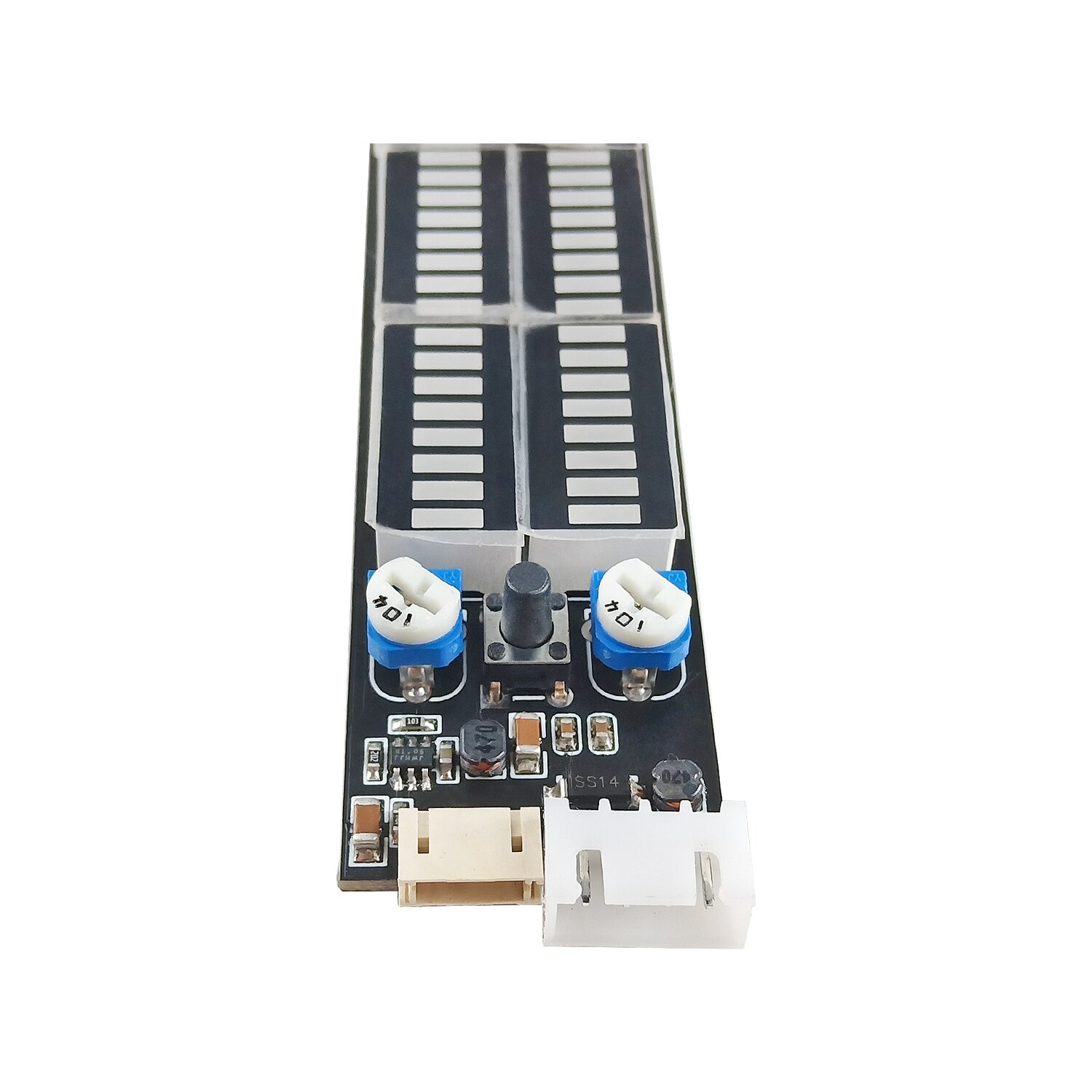 Indicador de nivel modificado para coche, luz de espectro, Audio, ritmo, pilar A, LED, Control de sonido, DC8-40V, Dual 64