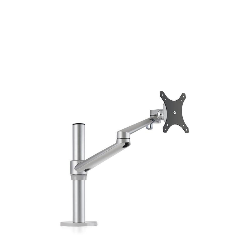 LARICARE Single Computer Monitor Desk Mount Stand With VESA 75mm*75mm or 100mm*100mm: Sliver
