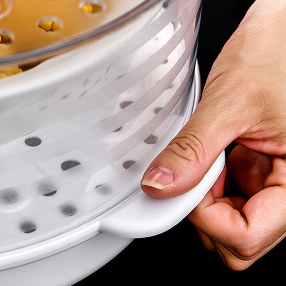 Household Stackable Insulation Dust Proof Food Container Leftover Lid Dish Cover preservation effect maintains the temperature
