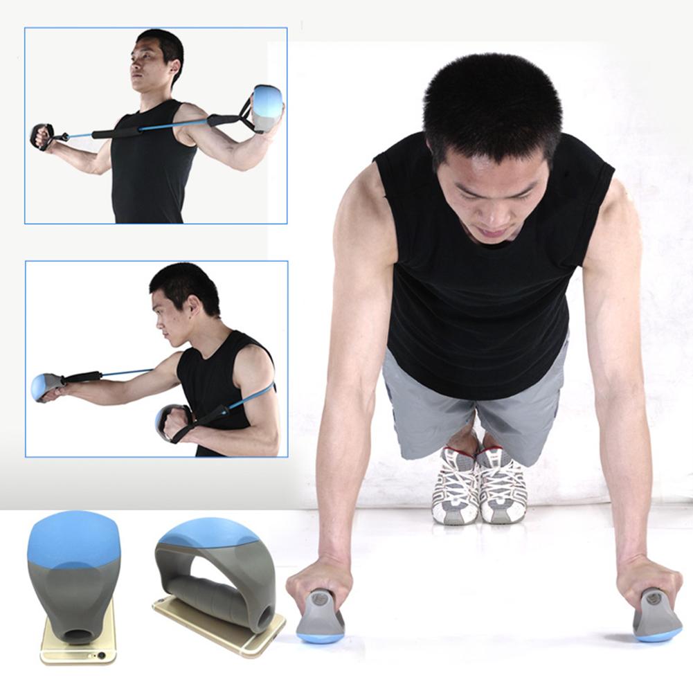 Push-up Stand Multifunctional 360 Rotatable Chest ABS Training Bracket Round Grip Bracket Abdominal Device: Default Title