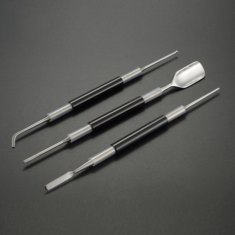 3PCS Coffee Latte Foam Art Pen Needle Spatula Stainless Barista Tool Coffee Latte Stainless Steel Art Pen Tool
