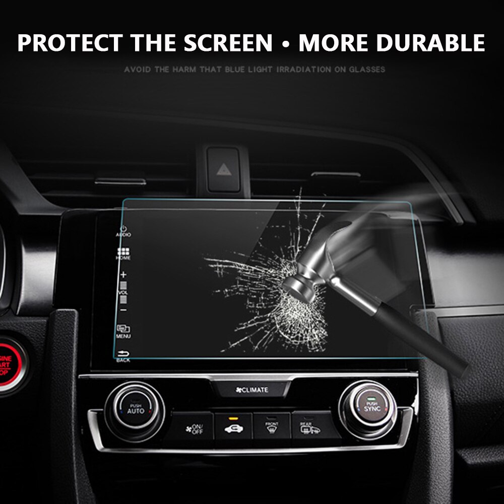 Vehemo Auto Gehard Glas Voor Auto Gps MP5 Video Speler Screen Protector Film Premium 9 Inchs 198X112Mm dvd Guard Lcd Monitor
