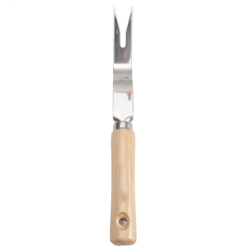Gadgets de culture, outil manuel, dissolvant de poignée en bois, plantation, coupe de jardin légère, fourchette de désherbage manuelle, repiquage