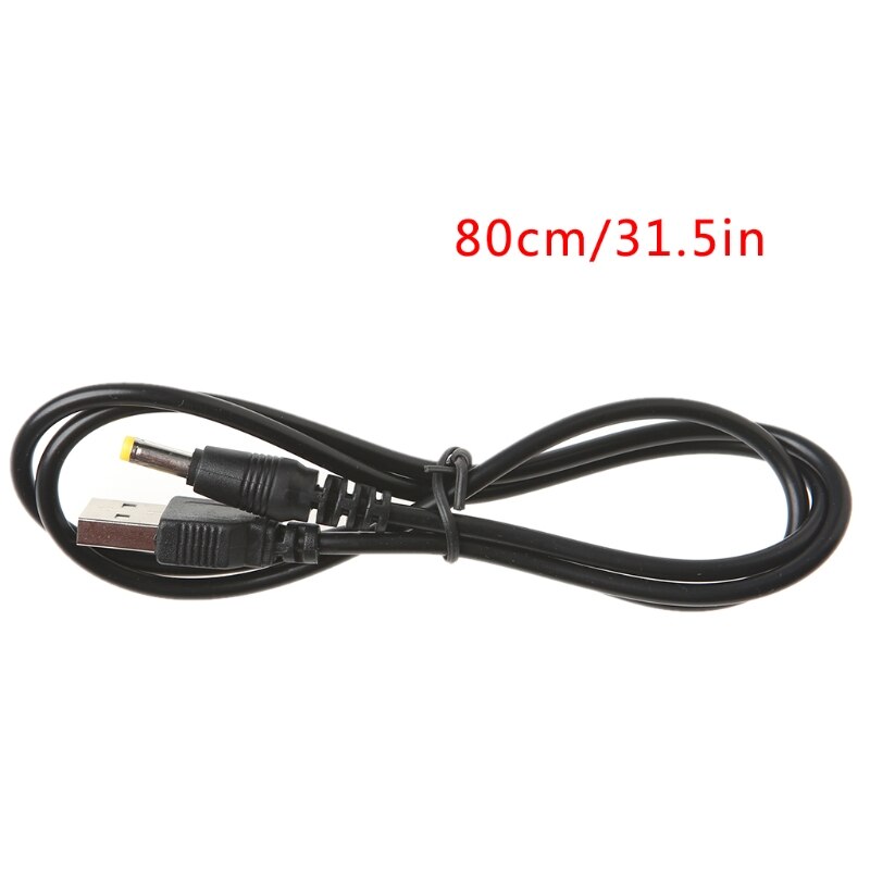 USB macho a 4,0 1,7mm x 5V DC Barrel Jack, Cable de alimentación, Conector de carga