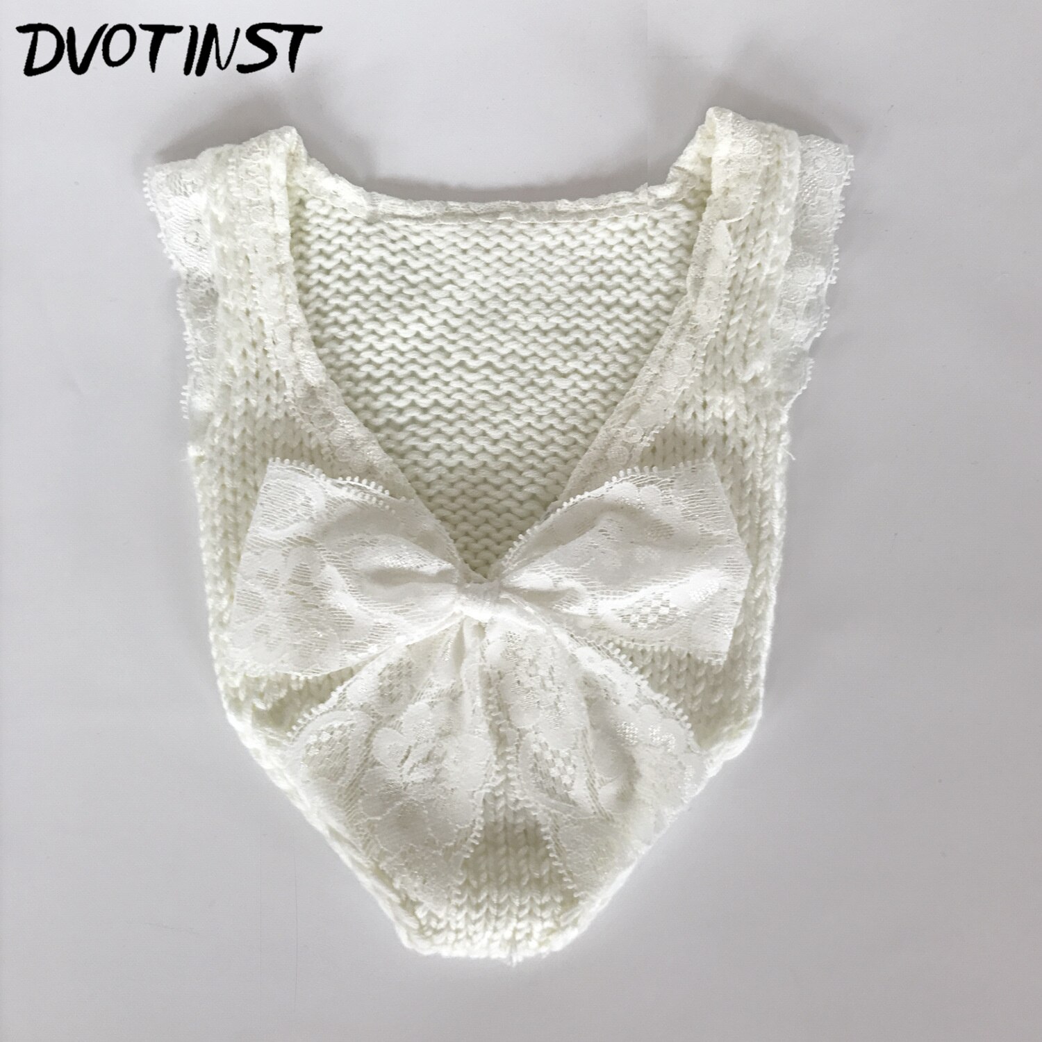 Baby Photography Props Crochet Knitted Newborn Lace Bodysuit Clothes Romper Fotografia Accessories Infantil Studio Shoot Photo