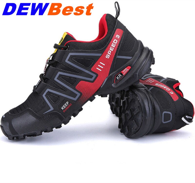 Botas para escalada Speed Cross 3 CS zapatos para Hombre al aire libre escalada senderismo deporte zapatillas transpirables Speedcross Hombre zapatillas Hombre: 8-3red / 42