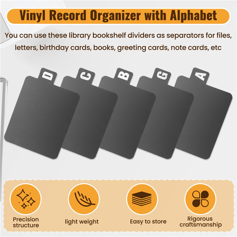 26 st vinylskivaavdelare dvd alfabetiska avdelare az alfabetiska avdelare vinylskivorganisatör med alfabet