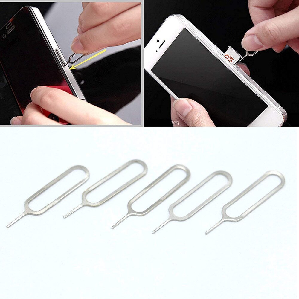 NYFundas SIM Card Tray Open Opener Ejector Eject Pin Removal Remover Key Tool for Apple Phones iPad iPhone 3GS 4S 5Se 6 7 8 Plus