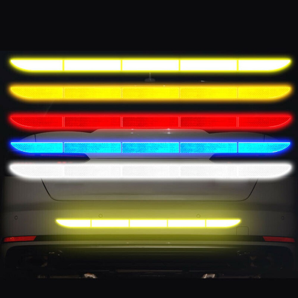 Bumper Reflective tape 90x3.5cm Truck Reflector Parts Accessories Emblems