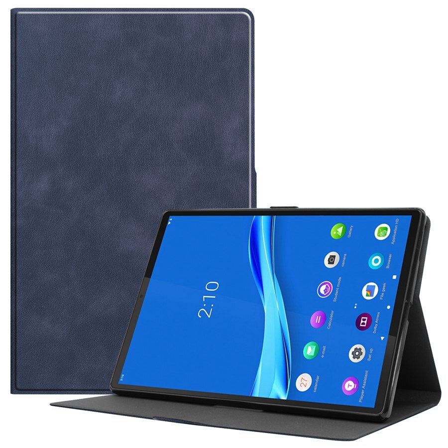 Hoesje voor lenovo tab  m10 fhd plus 10.3 tb-x606f tb -x606x 10.3 inch smart cover funda voor lenovo tab  m10 plus cover + film + pen: Marine