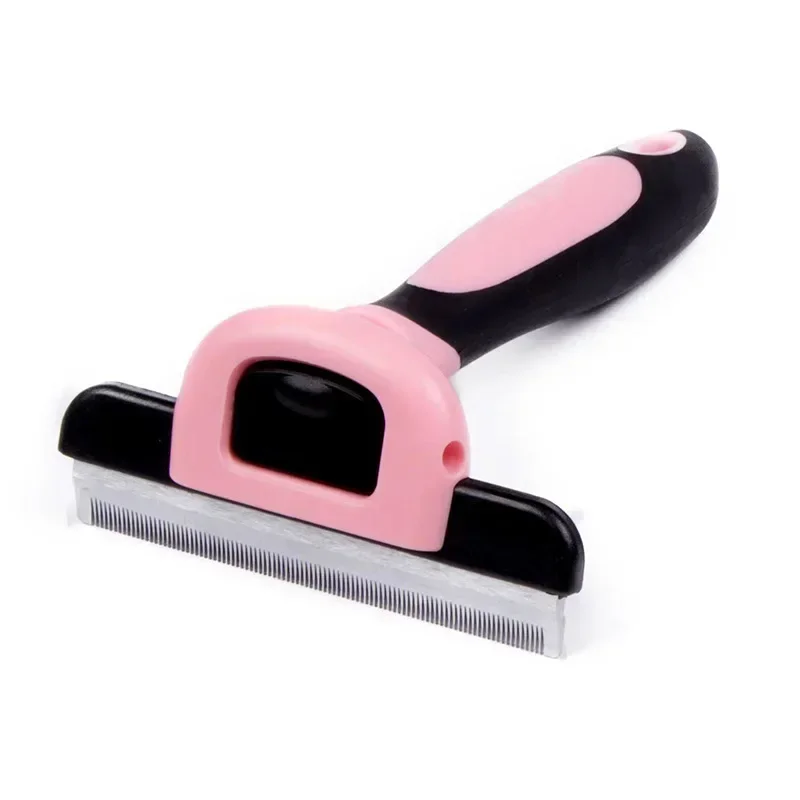 Peines para quitar el pelo de perros, cepillo para gatos, herramientas de aseo, accesorio para cortadora desmontable para mascotas, peines recortadores para mascotas, suministro de Furmins para perros y gatos: Verde