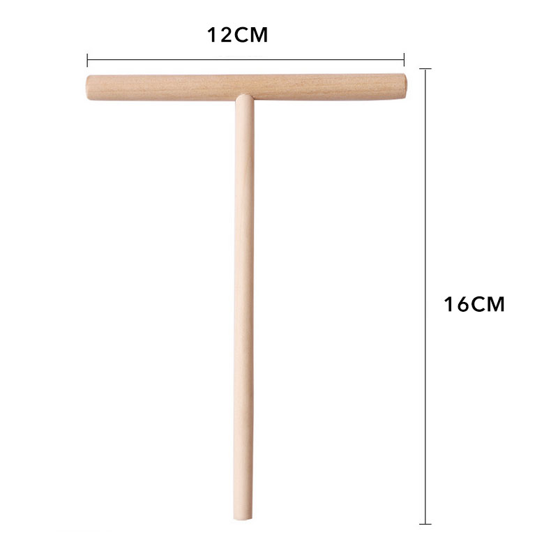 1 pieza de utensilio de cocina con letras en T de madera, utensilio para hacer tortitas suaves, molde para cocinar huevos, sartén antiadherente para hornear en casa