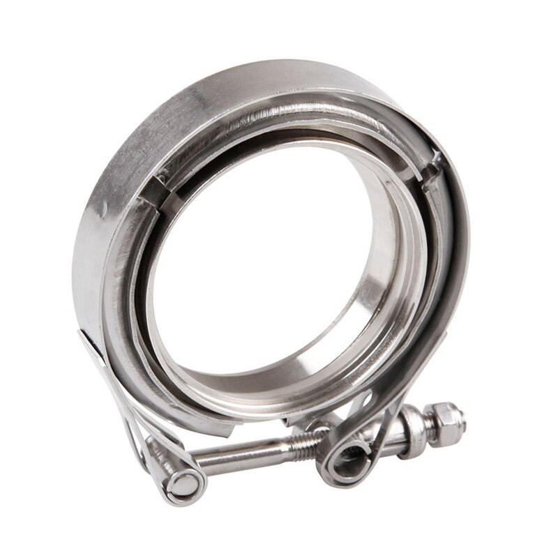 3'' Inch SS304 V-Band Clamp Stainless Steel M/F 3 v band Turbo Exhaust Downpipe
