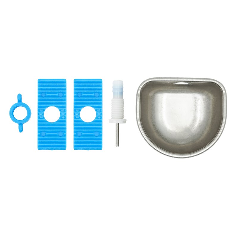 1Stck Anti-kratzen Kaninchen Edelstahl Automatische Trinken Tasse Anhebung Kaninchen Fuchs Nerz Trinkwasser Schüssel Kaninchen Zucht: rostfrei Stahl1