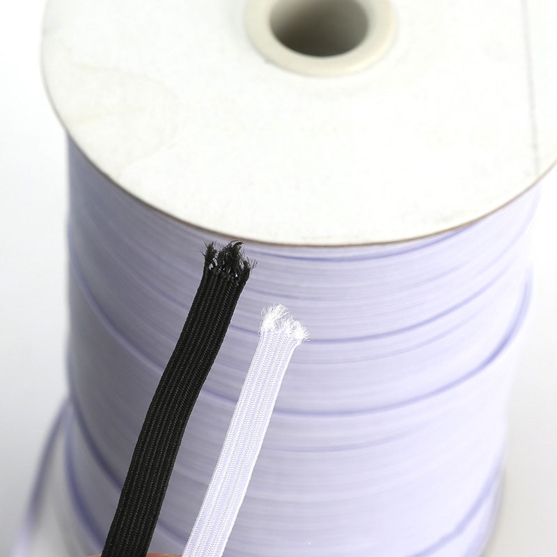 3/6/8/10/12Mm Elastische Band Naaien Elastische Lint Koord Spandex Rubber Band Trim naaien Stof Diy Kledingstuk Accessoires 5Yards