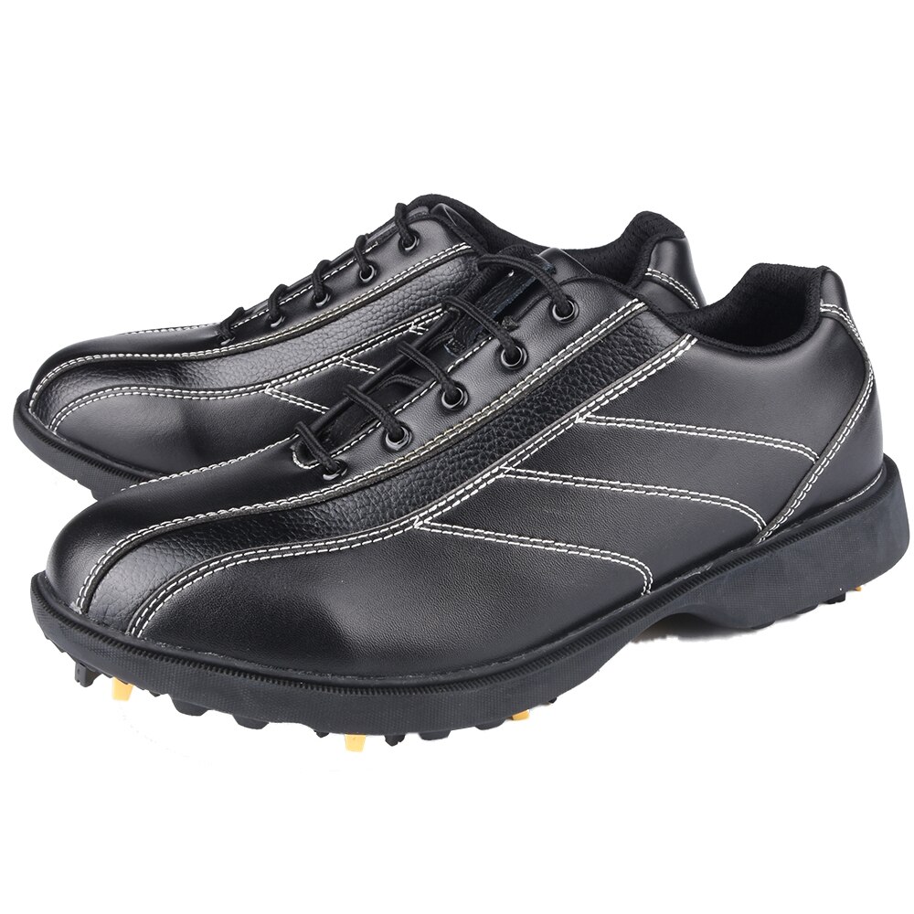 Zapatos de golf profesionales para hombre, zapatillas deportivas de golf impermeables con pinchos