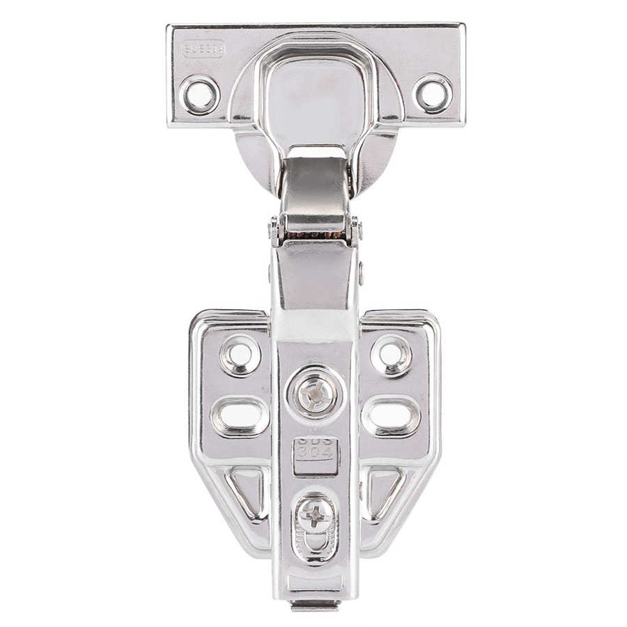 304 Stainless Steel Hydraulic Damping Door Hinge Hardware Fittings for Closet Cabinet Wardrobe Hydraulic Hinge