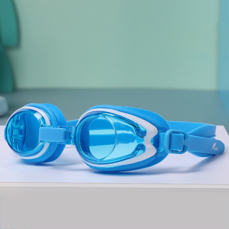 Kinderen Zwemmen Goggle Kids Anti-Fog Uv Protect Kinderen Waterdichte Siliconen Gespiegeld Swim Eyewear Verstelbare Bril