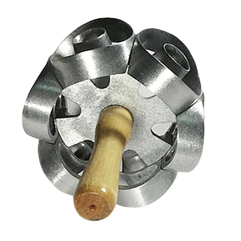 Mögel roterande doughnut cutter maker form bakverk deg metall bakvals köksredskap bred applikation lätt att använda långvarig