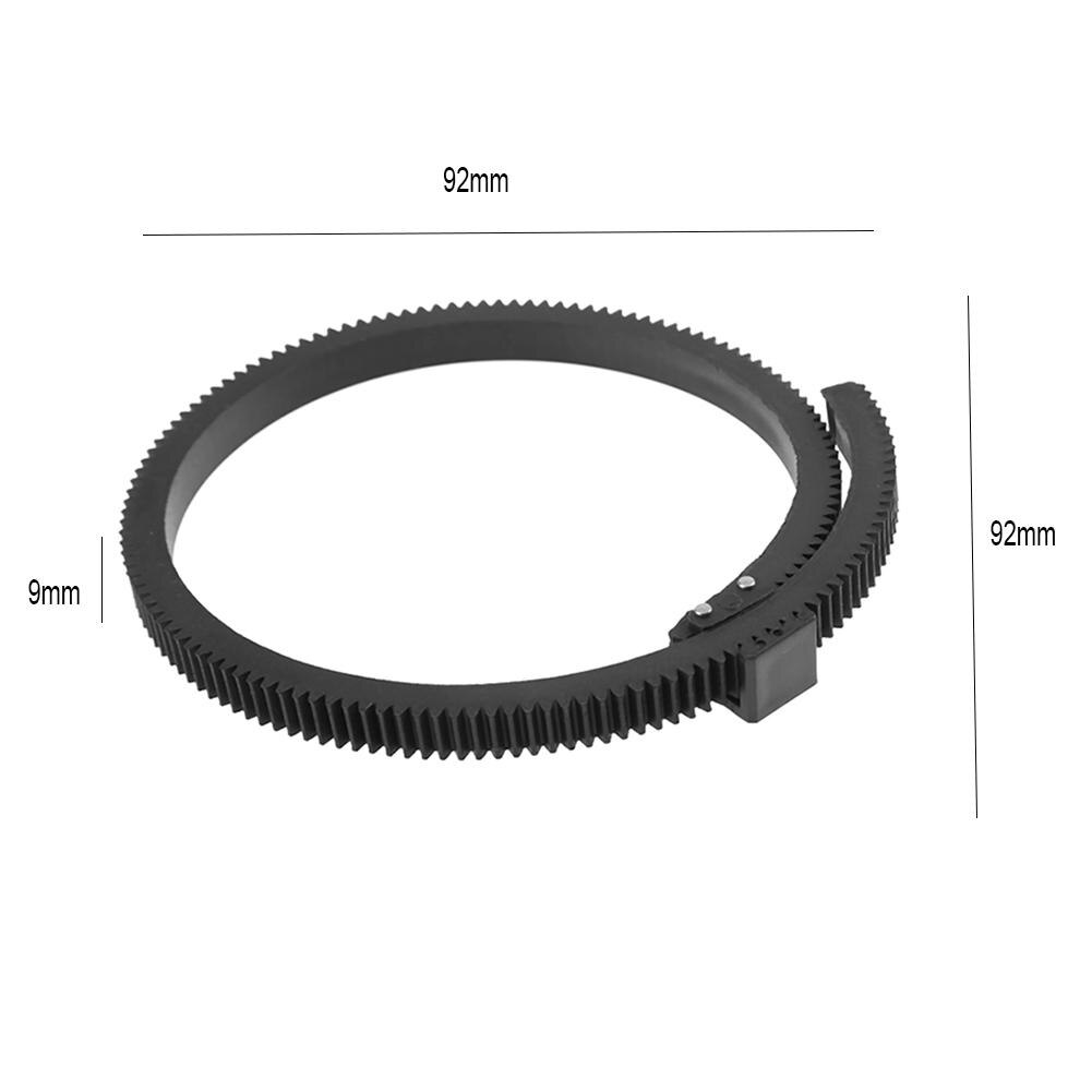 5D2 7D Adjustable Flexible Rubber Camera Follow Focus Camcorder Camera Zoom Lens Gear Ring Belt Camera Accessories