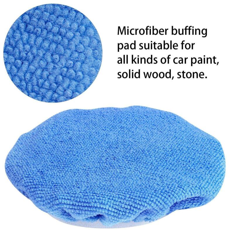 Polishing Buffing Pads Waxing Polisher Cover Protector Soft Microfiber