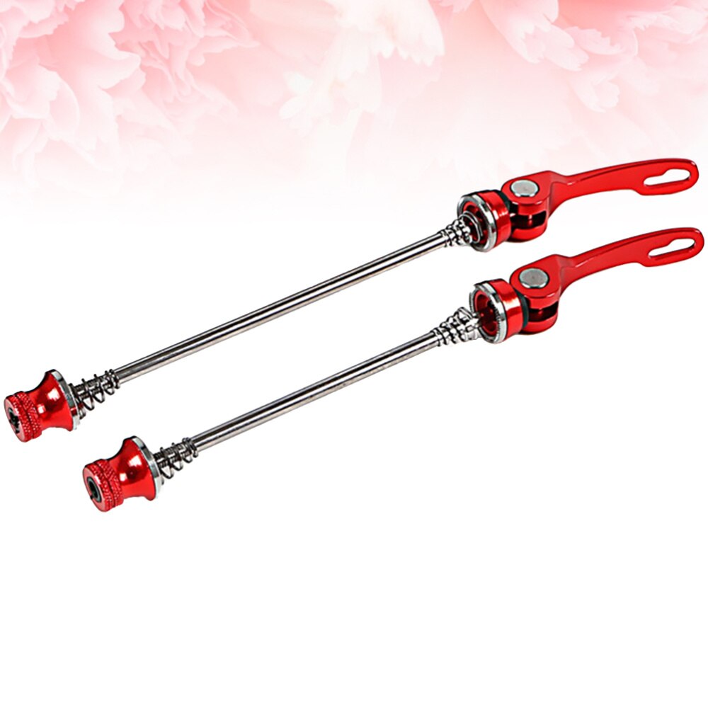 1 Pair Mountain Bike Skewers Ultralight Quick Release Skewers Aluminum Alloy Front 100 Rear 130/135mm Wheel Hub Skewers