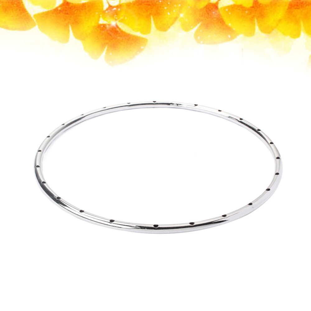 Guitar Part Violin Ukulele Mandolin Iron Musical Instrument Tension Hoop Flanges for 11 Inch Banjo HA203 (Silver)