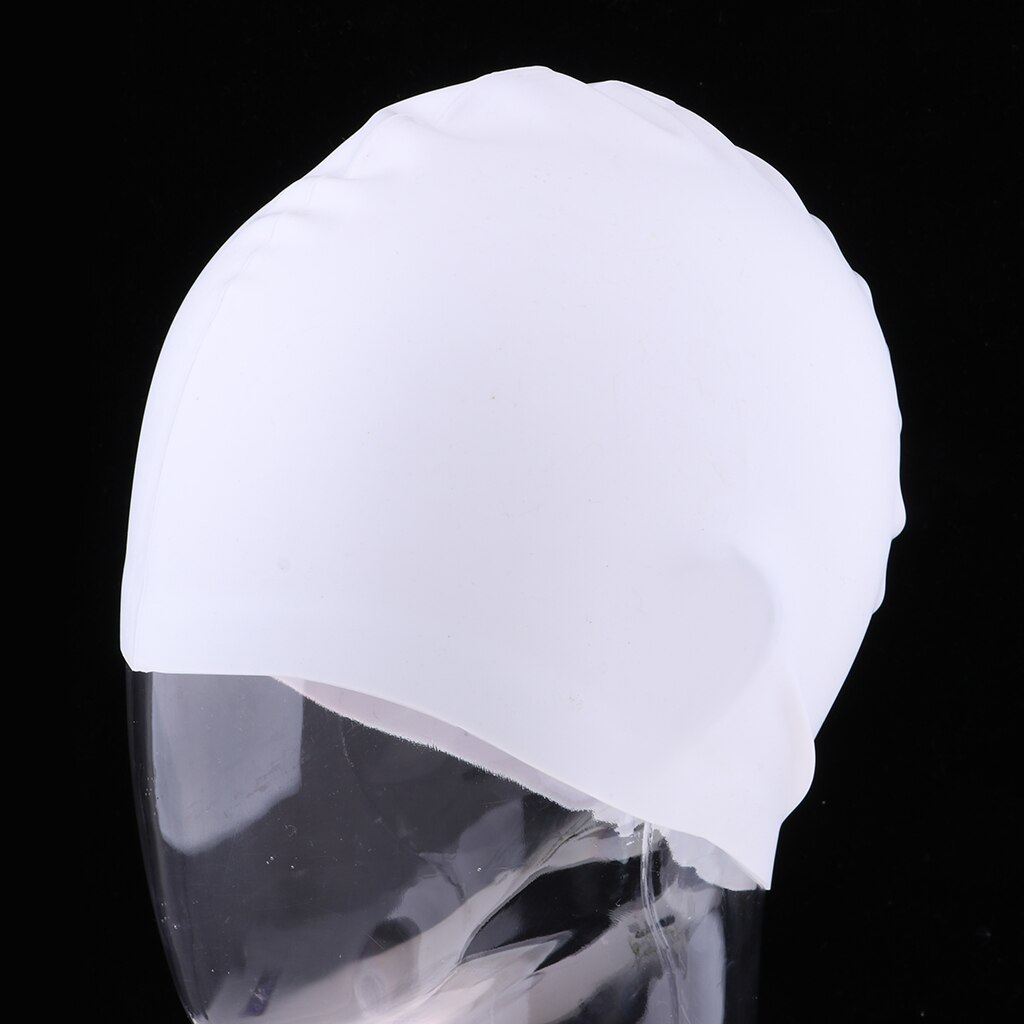 Lang Haar Badmuts Waterdichte Siliconen Badmuts Zwemmen Apparatuur Stretch voor Mannen Vrouwen Houdt Haar Schoon Oor Droog