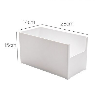 Kitchen Storage Box Container Cupboard Tableware Cookware Storage Box Plastic Spice Rack Cosmetic Sorting Case Home Organization: B