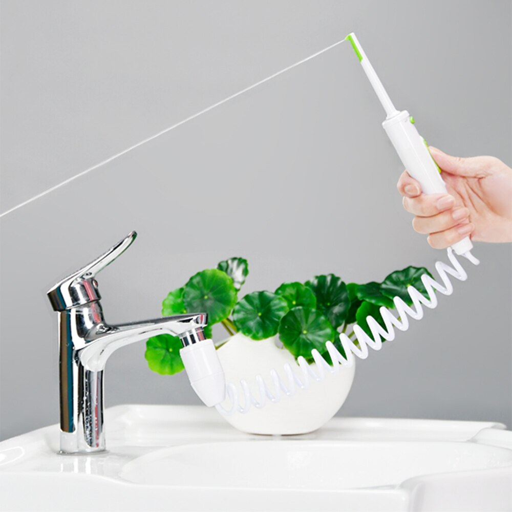 Hydropulseur de fil dentaire Portable à eau, Jet d'eau, brosse à dents, Machine de nettoyage des dents, kit dentaire, robinet