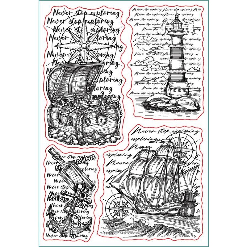 1 Vel Theevlekken Duidelijke Stempel Koffievlekken Achtergrond Transparante Siliconen Stempel Spill voor Scrapbook Kaarten Maken 4,3 x 6,3 Inch: Sky Blue