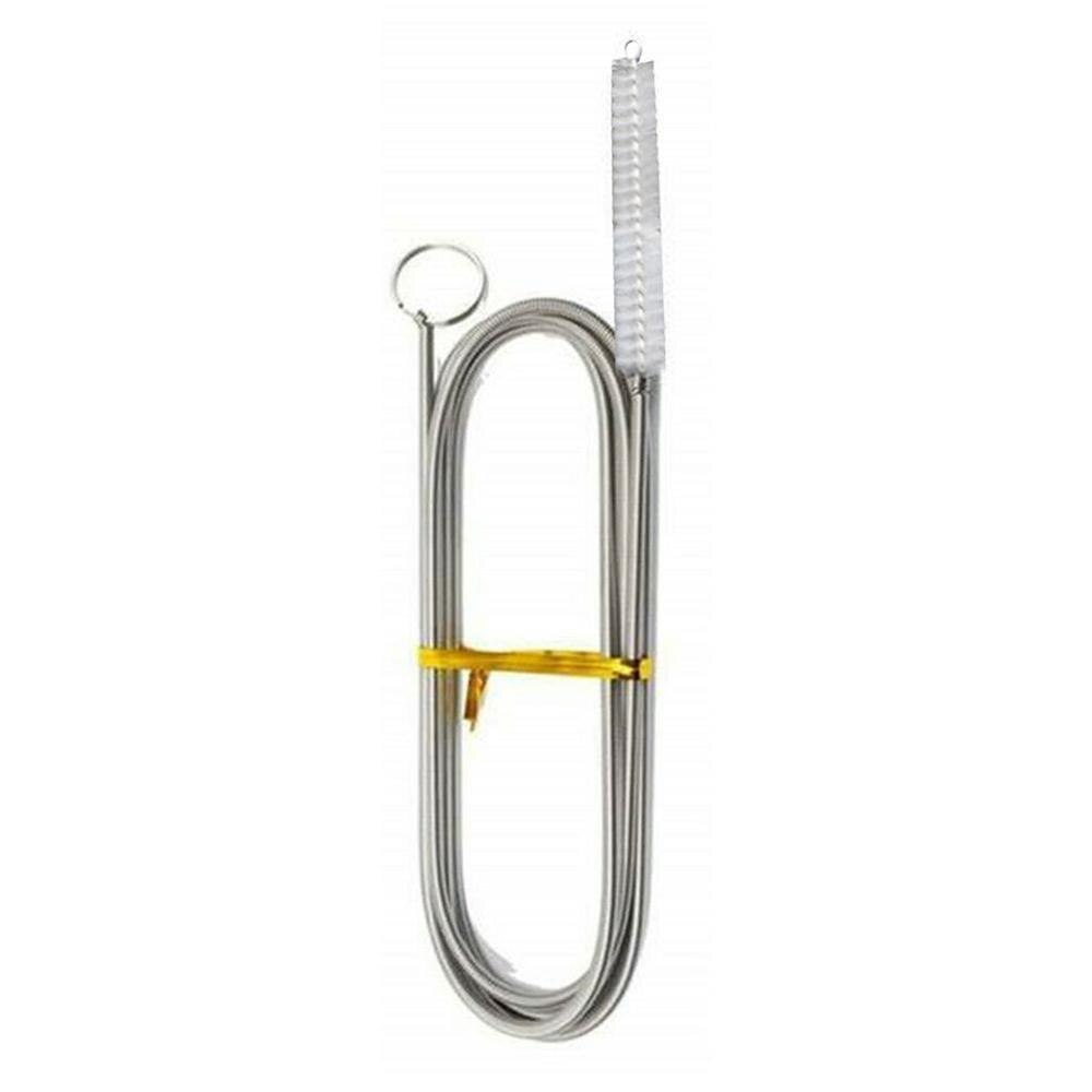 Long Flexible Refrigerator Scrub Brush Refrigerator Drain Dredge Flexible Refrigerator Coil Brush Cleaning The Water Tubing: 90cm / white