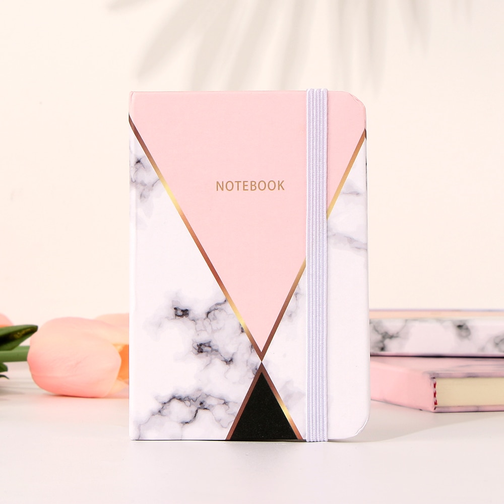 96 Sheets Marble Pattern Notebook Student Pocket Notepad Student Stationery Diary Notebook Office School Supplies A5/A6/A7