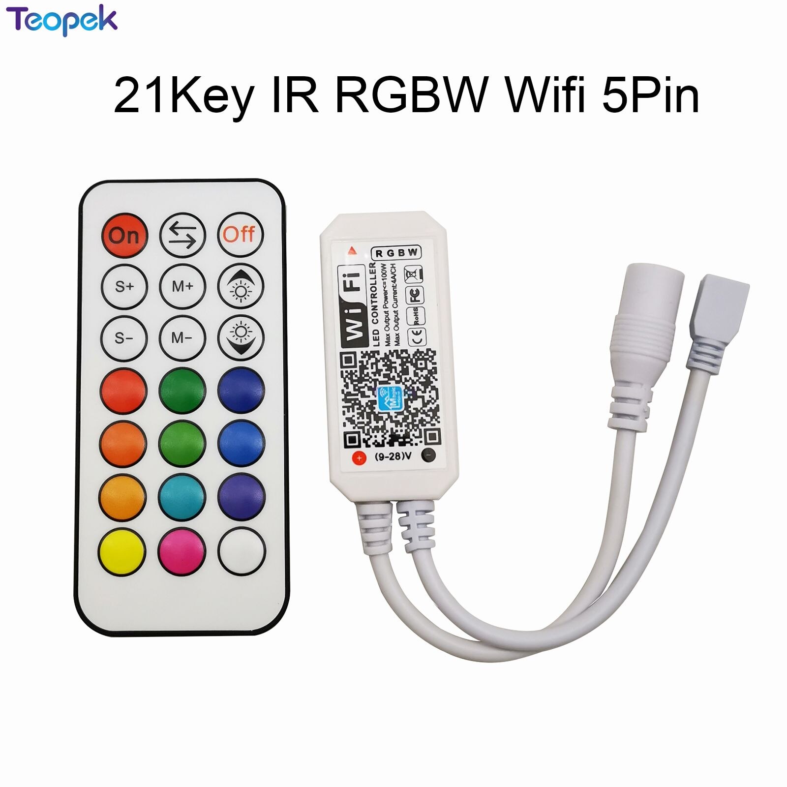 Magic Home Draadloze Wifi Controller, rgb/Rgbw Ir Rf Led Controller Voor WS2811 WS2812B Pixel Led Strip DC5V 12V 24V