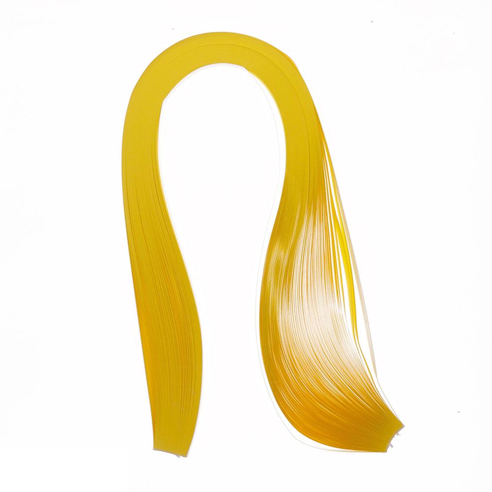DIY 120 Streifen Quilling Papier 5mm Breite Mehrere Einfarbig Origami Papier Hand Handwerk Dekoration Druck Linderung #259127: Gelb
